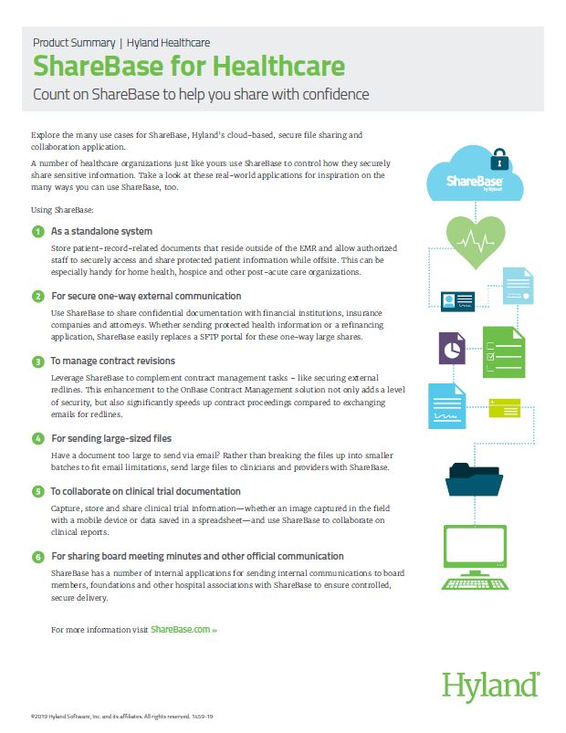 Solutions ShareBase For Healthcare Kyocera Software Document Management Thumb, Compucharts, Medina, OH, Ohio, Authorized, Copystar, Kyocera