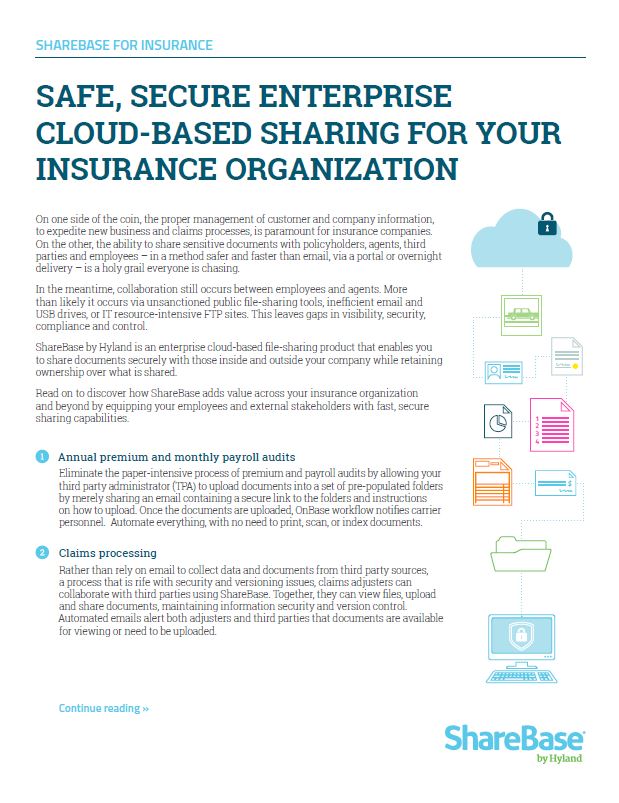 Solutions ShareBase For Insurance Kyocera Software Document Management Thumb, Compucharts, Medina, OH, Ohio, Authorized, Copystar, Kyocera